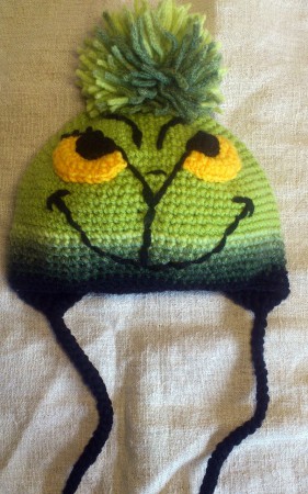 Grinch Crochet Hat